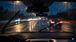 Conduite sous forte pluie