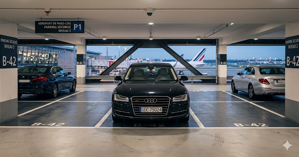 Protéger voiture parking aéroport
